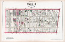 Plate K - Ward 14, Philadelphia 1875 Vol 6 Wards 2 to 20 - 29 - 31